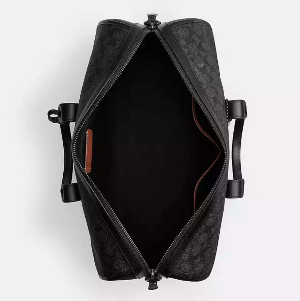 NWT! Gotham Duffle Bag 45 In Signature Canvas In Charcoal Signature